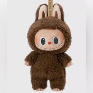 Labubu Chestnut Cocoa Brown Plush Monster Pop POP MART Toy Keychain